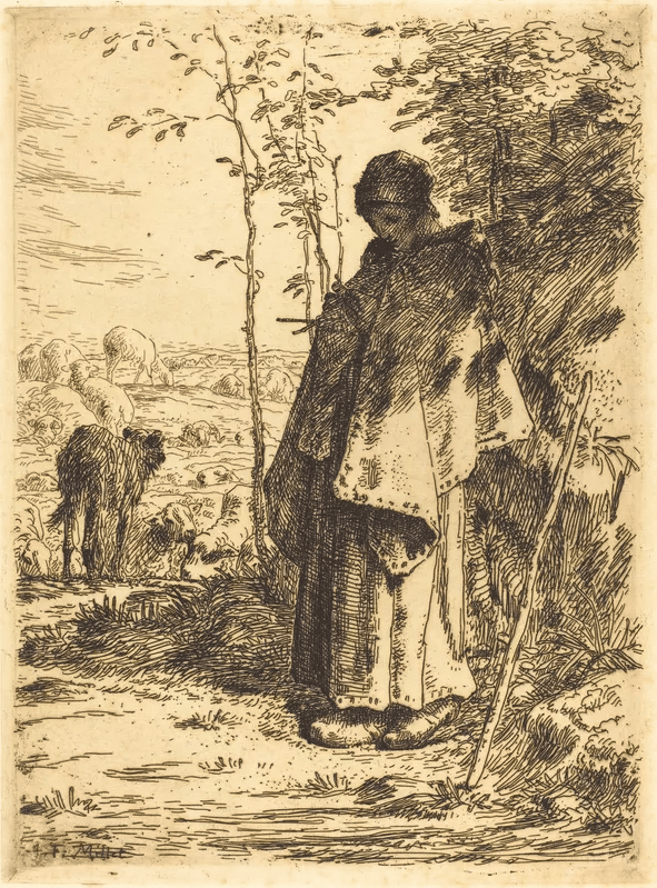 The Large Shepherdess (La grande bergere), 1862